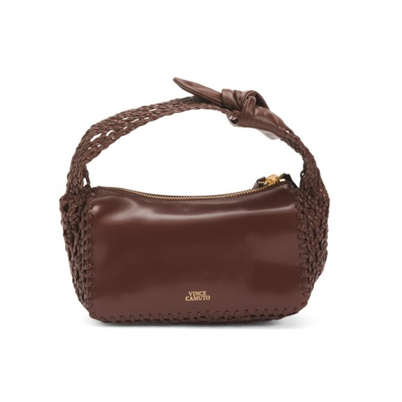 VINCE CAMUTO Sandalwood Leather Halia Shoulder Bag